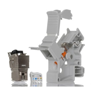 Phoenix Contact Polycarbonate DIN Rail Adapter for RJ45 Cable Connection Module NBC-PP-J1PGY-S/R4IDC8 1100077