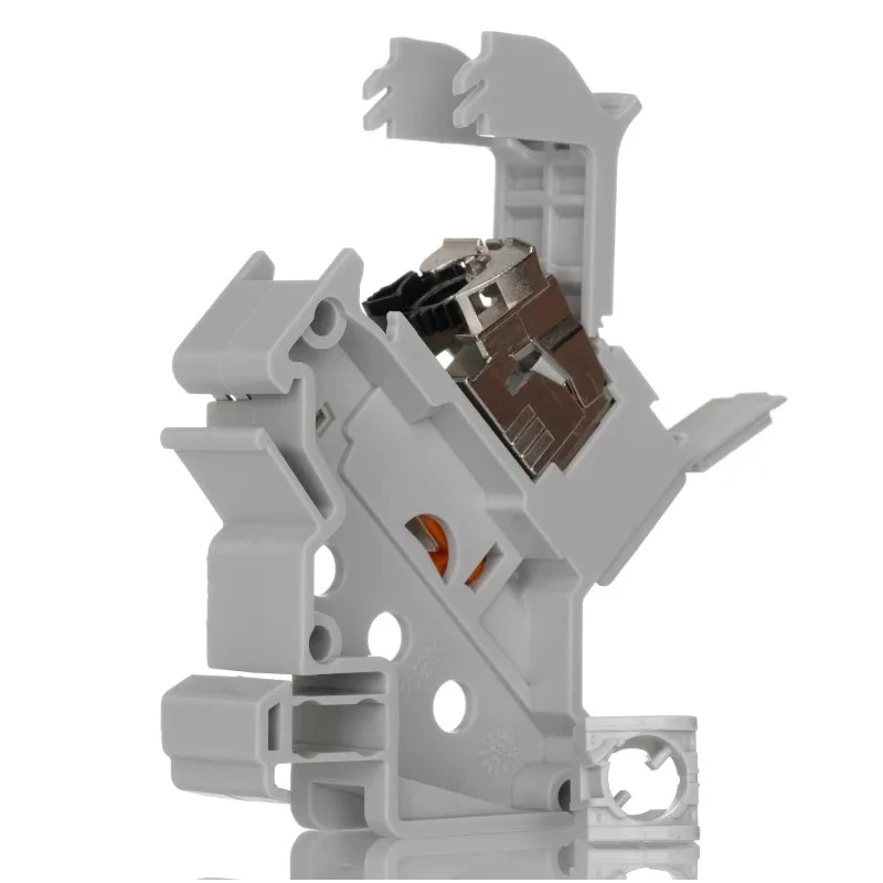 Phoenix Contact Polycarbonate DIN Rail Adapter for RJ45 Cable Connection Module NBC-PP-J1PGY-S/R4IDC8 1100077
