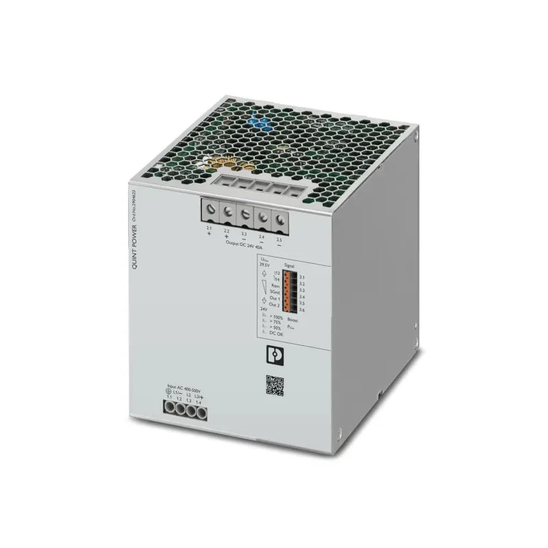 Phoenix Contact QUINT POWER Switched Mode DIN Rail Power Supply 300V AC Input 26V DC Output, 1.9 A, 1.22 kVA 1168603