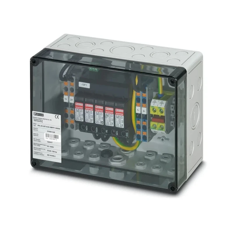 Phoenix Contact SOL-SC Wall Box 20A Polycarbonate 1000V DC IP65 1016812