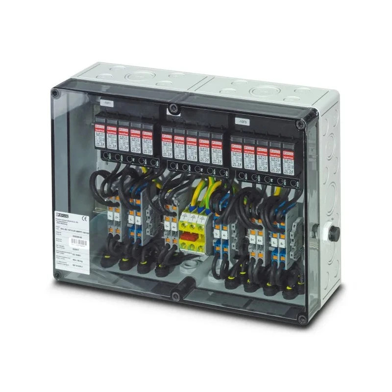 Phoenix Contact SOL-SC Wall Box Polycarbonate 40A Current Rating 1000V DC IP65 361x254x111mm 1022360