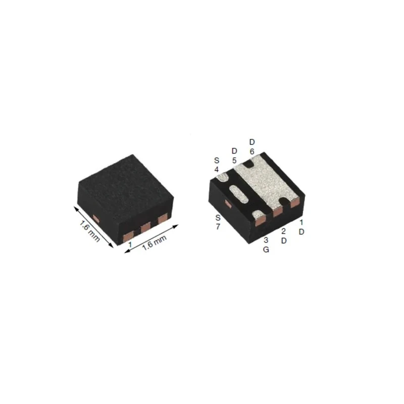 Vishay SIB Type N-Channel MOSFET, 6 A Continuous Drain Current, 6 V Drain Source Voltage, PowerPAK SC-75 SIB4316EDK-T1-GE3