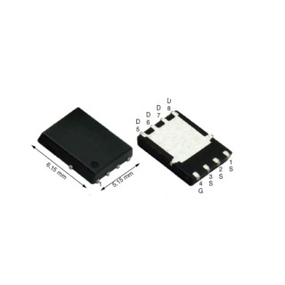 Vishay SiR Type N-Channel MOSFET 116 A 80 V 8-Pin PowerPAK SO-8 SiR582DP-T1-RE3