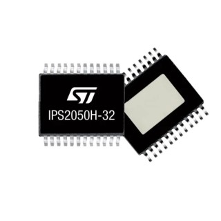 STMicroelectronics High Side Power Switch IC, 24-Pin PowerSSO, 8-60V Supply, 5.6A Operating Current IPS2050HTR-32