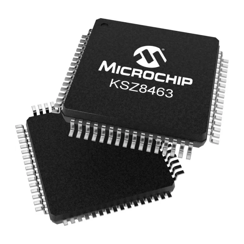 Microchip 64-Pin LQFP Ethernet Switch IC 3.13 V to 3.46 V 100 Mbps Full Duplex/Half Duplex KSZ8463RLI