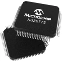 Microchip Ethernet Switch IC 80-Pin LQFP 3.3 V 100 Mbps RMII RGMII MII Full Duplex/Half Duplex KSZ8775CLXIC