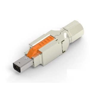 TE Connectivity Industrial Mini I/O Cable Straight Mini I/O Connector Male 8 Way Shielded 2350304-2