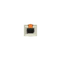 TE Connectivity Industrial Mini I/O Cable Straight Mini I/O Connector Male 8 Way Shielded 2350304-2