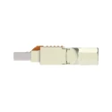 TE Connectivity Industrial Mini I/O Cable Straight Mini I/O Connector Male 8 Way Shielded 2350304-2