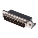 RS PRO 25 Way Right Angle 2.77 mm Pitch Through Hole D-Sub Connector, 4 to 40 UNC Male 239-5883