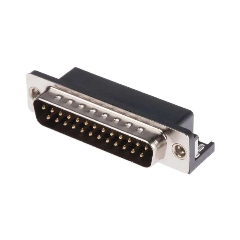 RS PRO 25 Way Right Angle 2.77 mm Pitch Through Hole D-Sub Connector, 4 to 40 UNC Male 239-5883