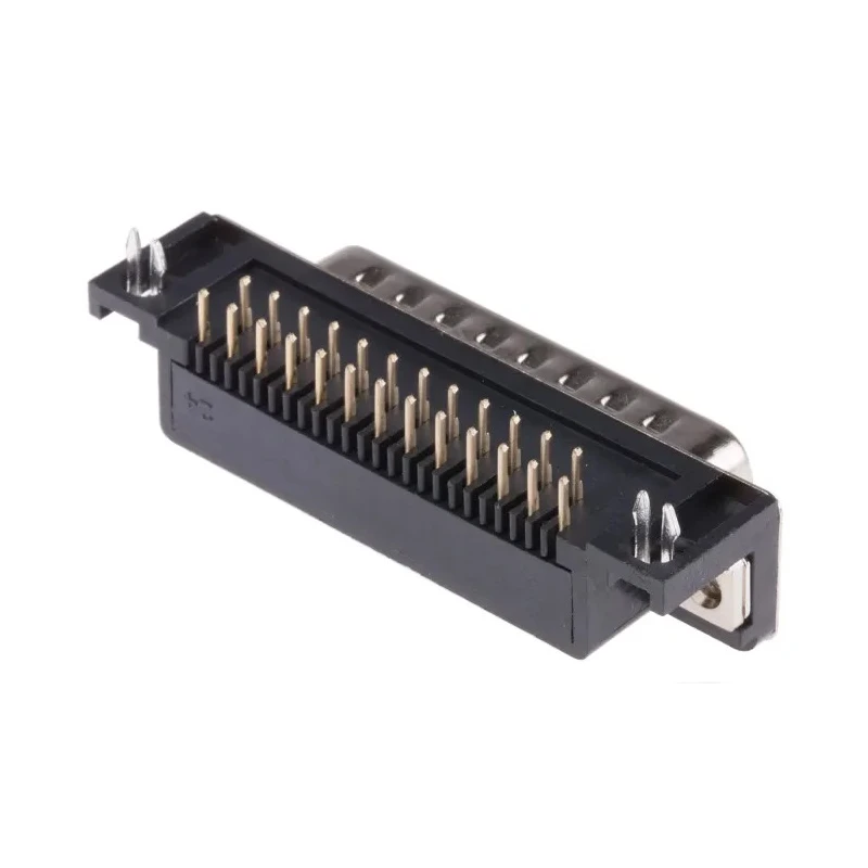RS PRO 25 Way Right Angle 2.77 mm Pitch Through Hole D-Sub Connector, 4 to 40 UNC Male 239-5883