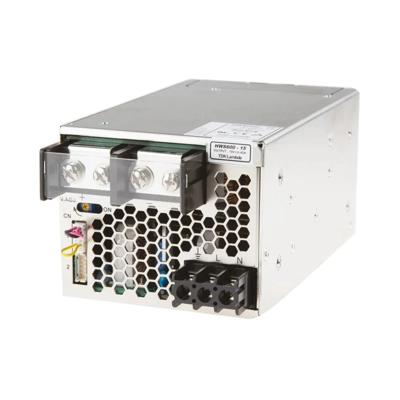 TDK-Lambda Switching Power Supply 15V dc, 645W, 43A Output, Chassis Mount HWS600-15