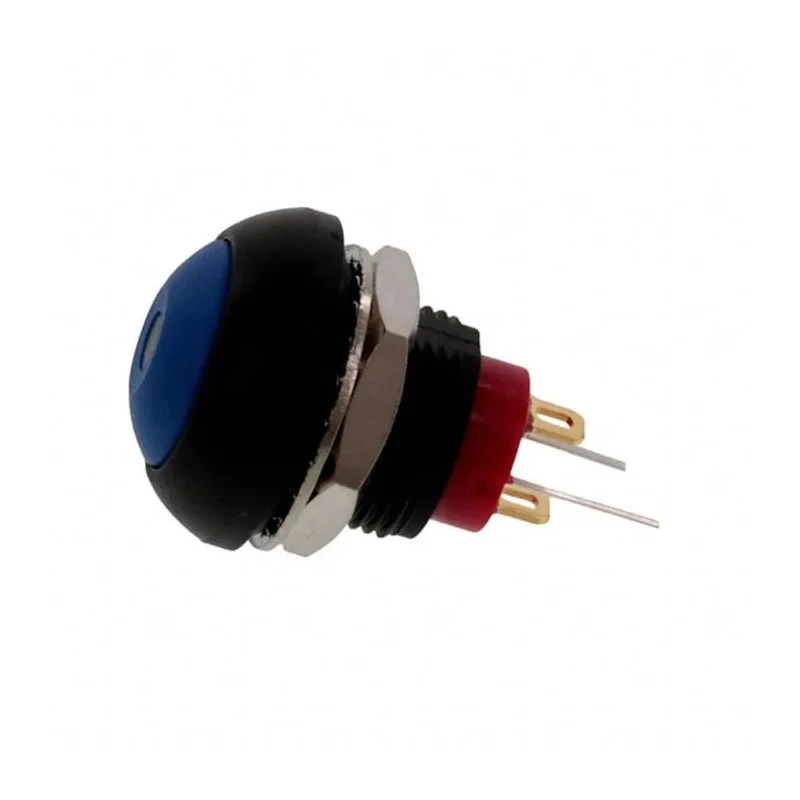 TE Connectivity PB6 Series Illuminated Push Button Switch On-Off Panel Mount 1 NO White LED IP68 PB6B2FM7M1CAL01