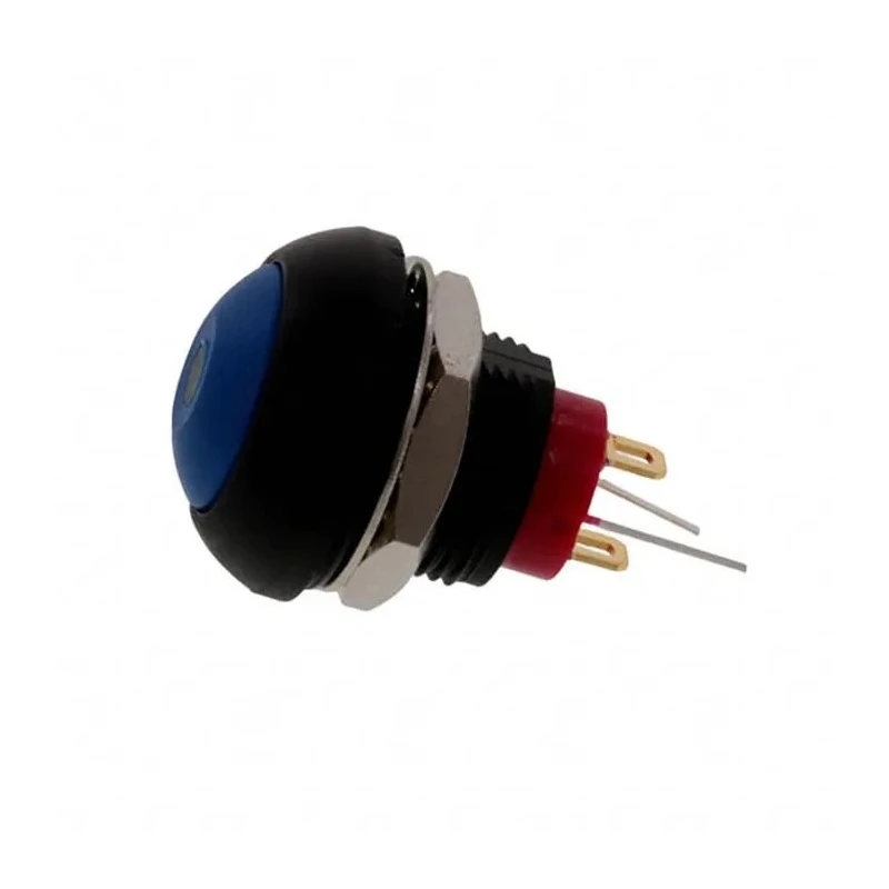 TE Connectivity PB6 Series Illuminated Push Button Switch On-Off Panel Mount 1 NO Yellow LED IP68 PB6B2FM7M1CAL05