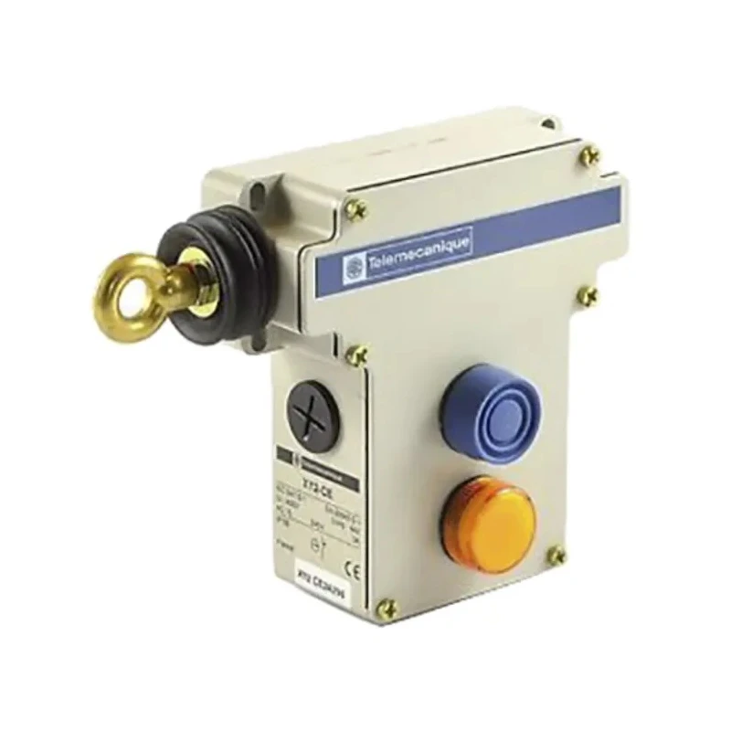 Telemecanique Sensors Rope Pull Switch, Left Side Mounting, 2 NO/2 NC Contacts, IP65, 300V AC, 3A Contact Current XY2-CE