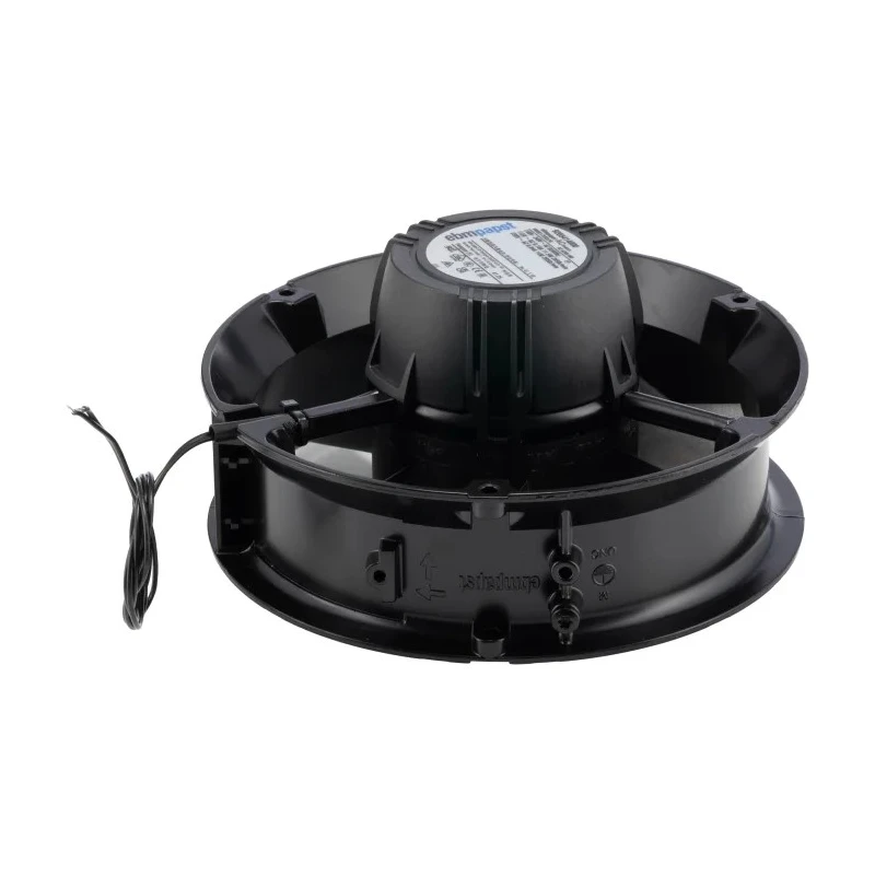 ebm-papst ACmaxx EC Axial Fan 265V AC, 85V AC, 350 m³/h Air Flow, 14W Power, IP65 Protection, 171.5 mm Frame Size 