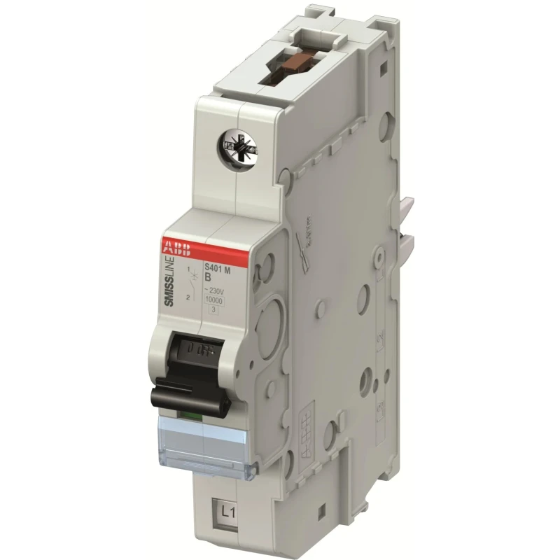 ABB SMISSLINE TP S400M Miniature Circuit Breaker, 1-Pole, 50A Current Rating, Type B Tripping 2CCS571001R0505 S401M-B50