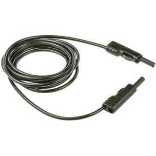 Hirschmann Test & Measurement Connector Test Lead 16A 60V DC Black 2m Lead Length 973647100