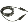 Hirschmann Test & Measurement Connector Test Lead 16A 60V DC Black 2m Lead Length 973647100