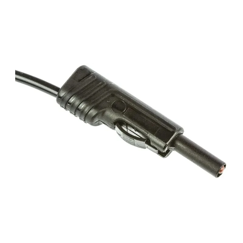 Hirschmann Test & Measurement Connector Test Lead 16A 60V DC Black 2m Lead Length 973647100
