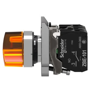 Schneider Electric Selector Switch Handle Stay Put Illuminated 2 Positions SPDT 22.5 mm Cutout XB4BK125G5