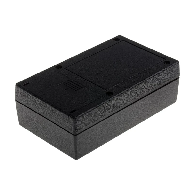 RS PRO Black ABS Handheld Enclosure with Integral Battery Compartment IP40 116.8mm x 69mm x 38.1mm IP40