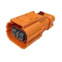 Amphenol Industrial PowerLok Plug with HVIL EV Connector Female, 40A, 800V, Crimp Termination, IP67, Polyamide HVSL630