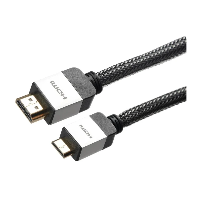 Okdo 6 m 1080p HDMI Cable Male Mini HDMI to Male HDMI HDMI 1.4 Black HNA-6B