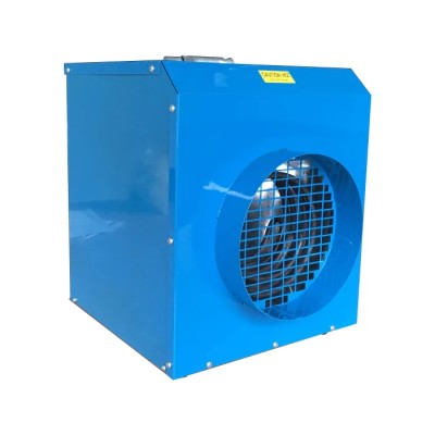 Broughton 3 kW Industrial Heater 423 m³/h, Portable with Thermostat Control, Type G and Type F Plug FF3 230V