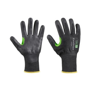 Honeywell Safety CoreShield Black HPPE Gloves with Nitrile Foam Coating Size 8 24-0513B/8M