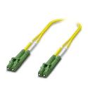 Phoenix Contact OS2 Duplex Jumper Fibre Optic Cable Low Smoke Zero Halogen Yellow 1m 1115630