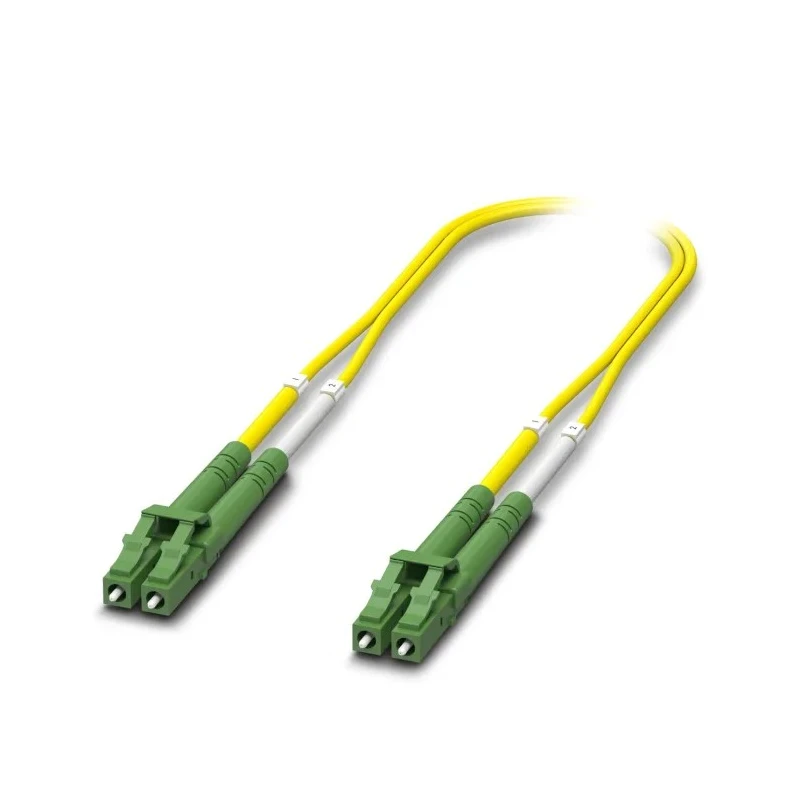 Phoenix Contact OS2 Duplex Jumper Fibre Optic Cable Low Smoke Zero Halogen Yellow 1m 1115630
