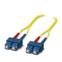 Phoenix Contact OS2 Single Mode Fibre Optic Cable Low Smoke Zero Halogen Yellow 1m 1115550