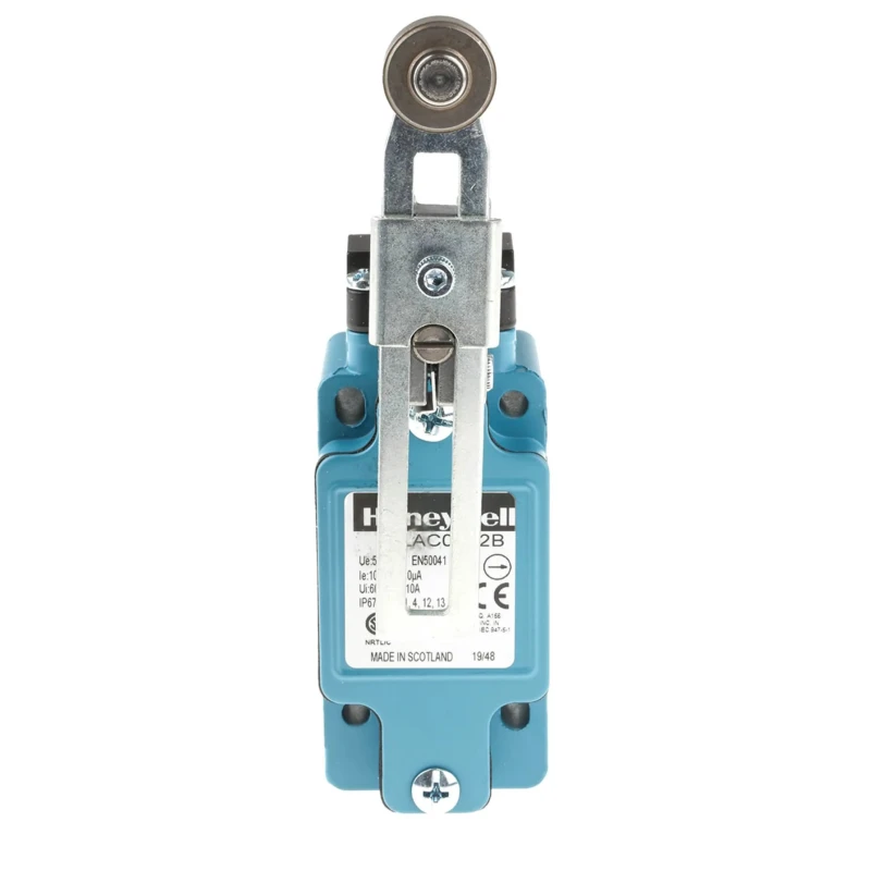 Honeywell Technologies GLA Series Adjustable Roller Lever Limit Switch, 1 NO/1 NC, Ingress Protection, Die Cast Zinc IP67