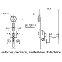 Honeywell Technologies GLA Series Adjustable Roller Lever Limit Switch, 1 NO/1 NC, Ingress Protection, Die Cast Zinc IP67