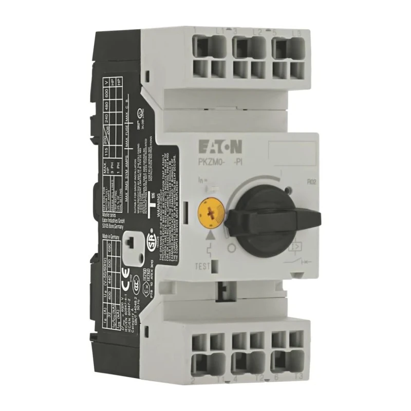 Eaton 25A Motor Protection Circuit Breaker PKZM 0 Series, 690V, IP20, 3 Poles, -25°C to 55°C 199161 PKZM0-25-PI