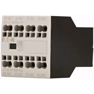 Eaton Auxiliary Contact 4 Contact 4 NC Front Fixing 16 A 199321 DILA-XHI04-PI