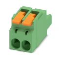 Phoenix Contact Pluggable Terminal Block, 2-Contact, 5.08 mm Pitch, 1 Row, Push-in Connection, 16 A, 320 V 1110581