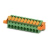 Phoenix Contact Pluggable Terminal Block, 10-Contact, 5.08 mm Pitch, 1 Row, 16A Current, 320V, Polyamide Housing 1110615
