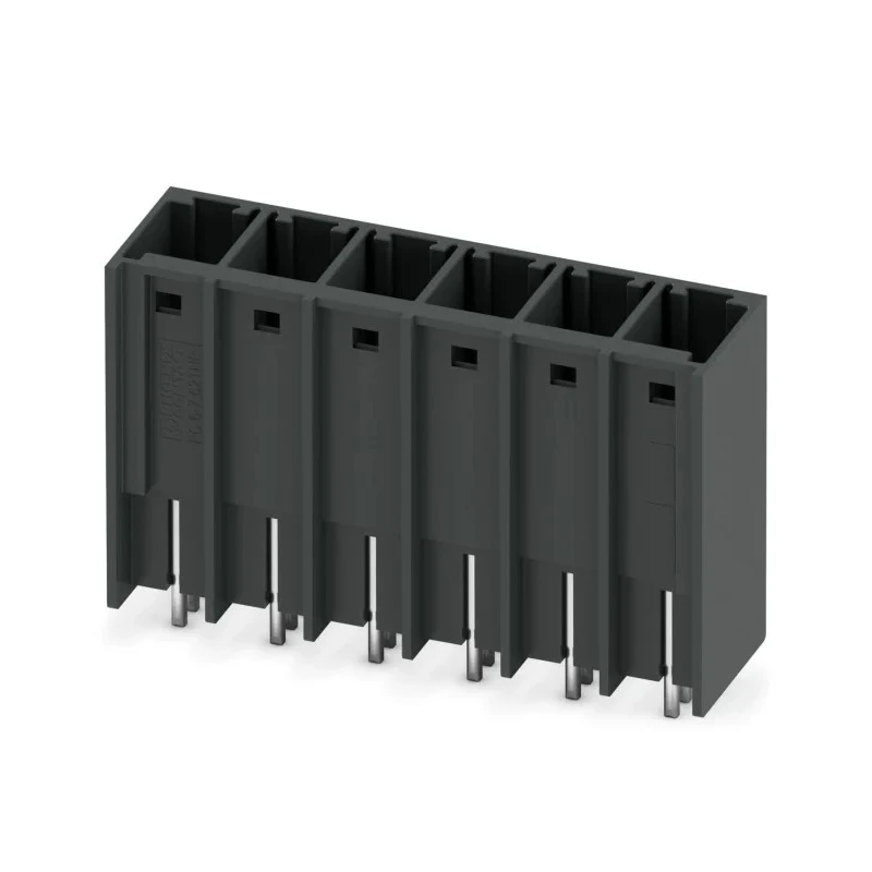 Phoenix Contact PCV 6/-G-THR Series Pluggable Terminal Block 6-Contact 7.62 mm Pitch 1 Row 630V 41A 1192631