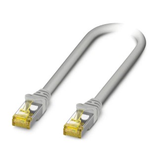 Phoenix Contact Cat6a Ethernet Cable 8 Core, Grey, 10 m, S/FTP Screened, Low Smoke Zero Halogen CAT6a