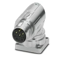 Phoenix Contact Industrial Circular Connector, M17 Size, 9 Contacts, Male Plug, Front Mount, IP66/IP68 Rated, 14A 1628501