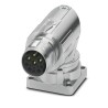 Phoenix Contact Industrial Circular Connector, M17 Size, 9 Contacts, Male Plug, Front Mount, IP66/IP68 Rated, 14A 1628501