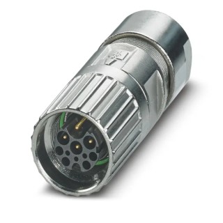 Phoenix Contact Circular Connector 9 Contacts Cable Mount Plug Male IP67 IP68 M17 PRO Series 1629022