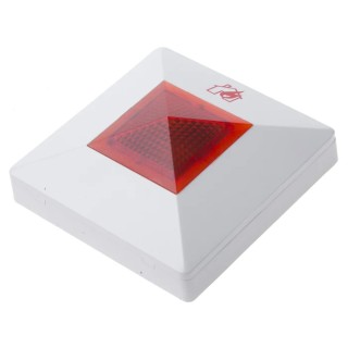 Eaton LED Remote Indicator Series Red Beacon 30V dc Flashing Surface Mount LED Bulb ABS Housing 600111FULL-0008