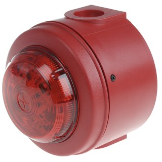 Eaton Fulleon Solista Maxi Series Red Beacon 60V dc Flashing Surface Mount LED Light 811020FULL-0081