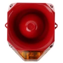 Eaton Amber Sounder-Beacon Combination, IP66 60V DC Wall Mount 110 dB at 1m Electronic 