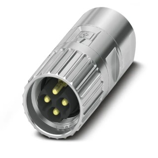 Phoenix Contact Industrial Circular Connector, Cable Mount, M17 Size, 4 Contacts, Male Plug, IP67 & IP68 Rated 1629045