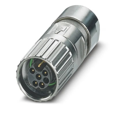 Phoenix Contact Industrial Circular Connector Cable Mount Plug Male 6 Contacts M17 PRO Series IP67 IP68 14A 630V 1629040